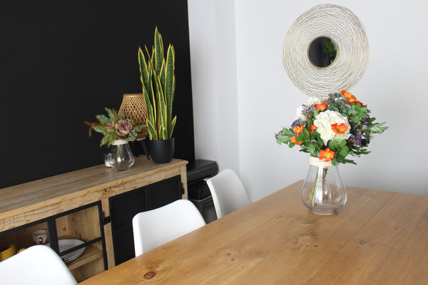 Elige flores artificiales realistas y decora tus espacios de una forma espectacular